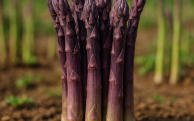L’asperge violette de Provence : La perle pourpre du printemps