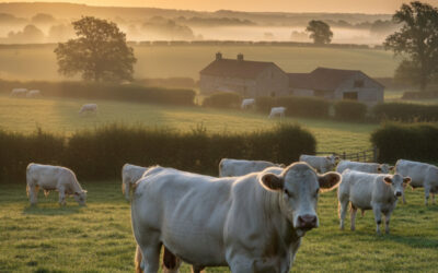La Charolaise : L’or blanc des bocages et reine de la gastronomie Française