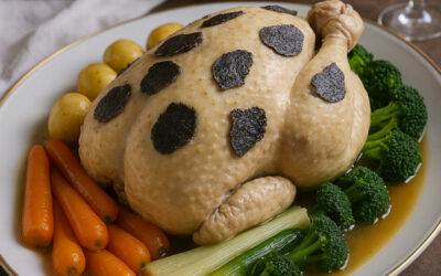 La poularde demi-deuil : L’élégance suprême de la cuisine Lyonnaise