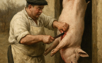 Pèle-porc, pélera ou tue-cochon : l’incroyable rituel qui a forgé la gastronomie Française.