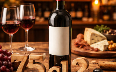 Pourquoi une bouteille de vin fait-elle 75 cl et pas 1 litre ?