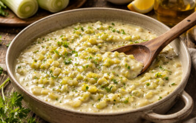 La fondue de poireaux : Soie végétale et quintessence du goût simple