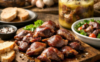 Le gésier de canard confit : L’or brun du sud-ouest, entre muscle et gastronomie