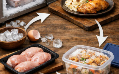 Peut-on recongeler un produit cuit si l’ingrédient était décongelé cru ?