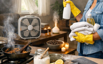 Comment enlever l’odeur de brulé dans toute la maison apres un accident en cuisine
