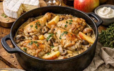 Le poulet Vallée d’Auge : L’âme de la Normandie en une seule cocotte